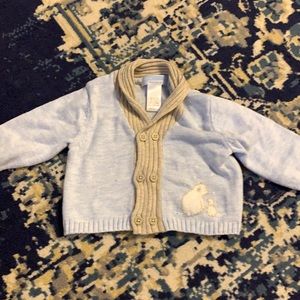 Janie and jack bear sweater little layette